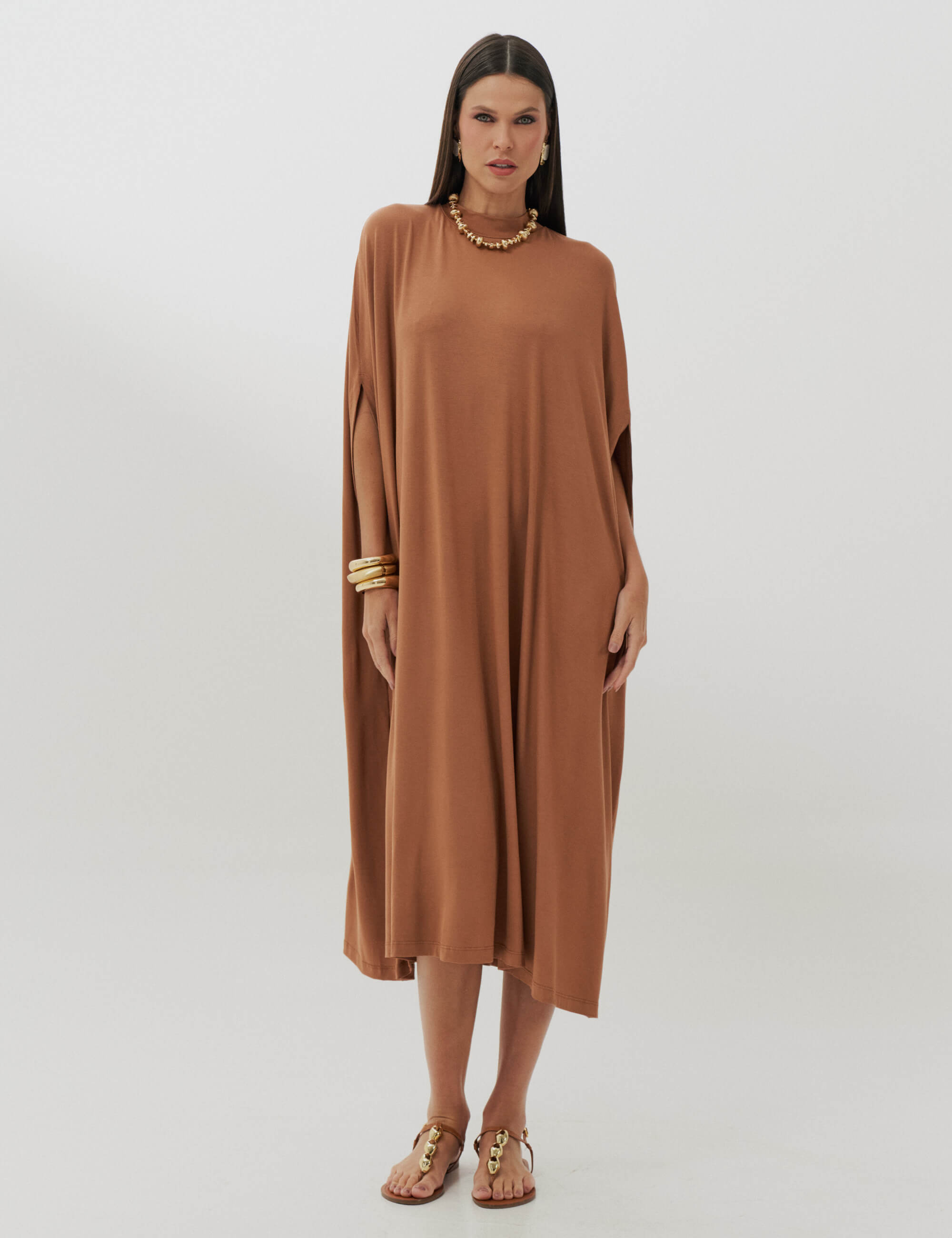 Vestido Claudina Mocha Mousse