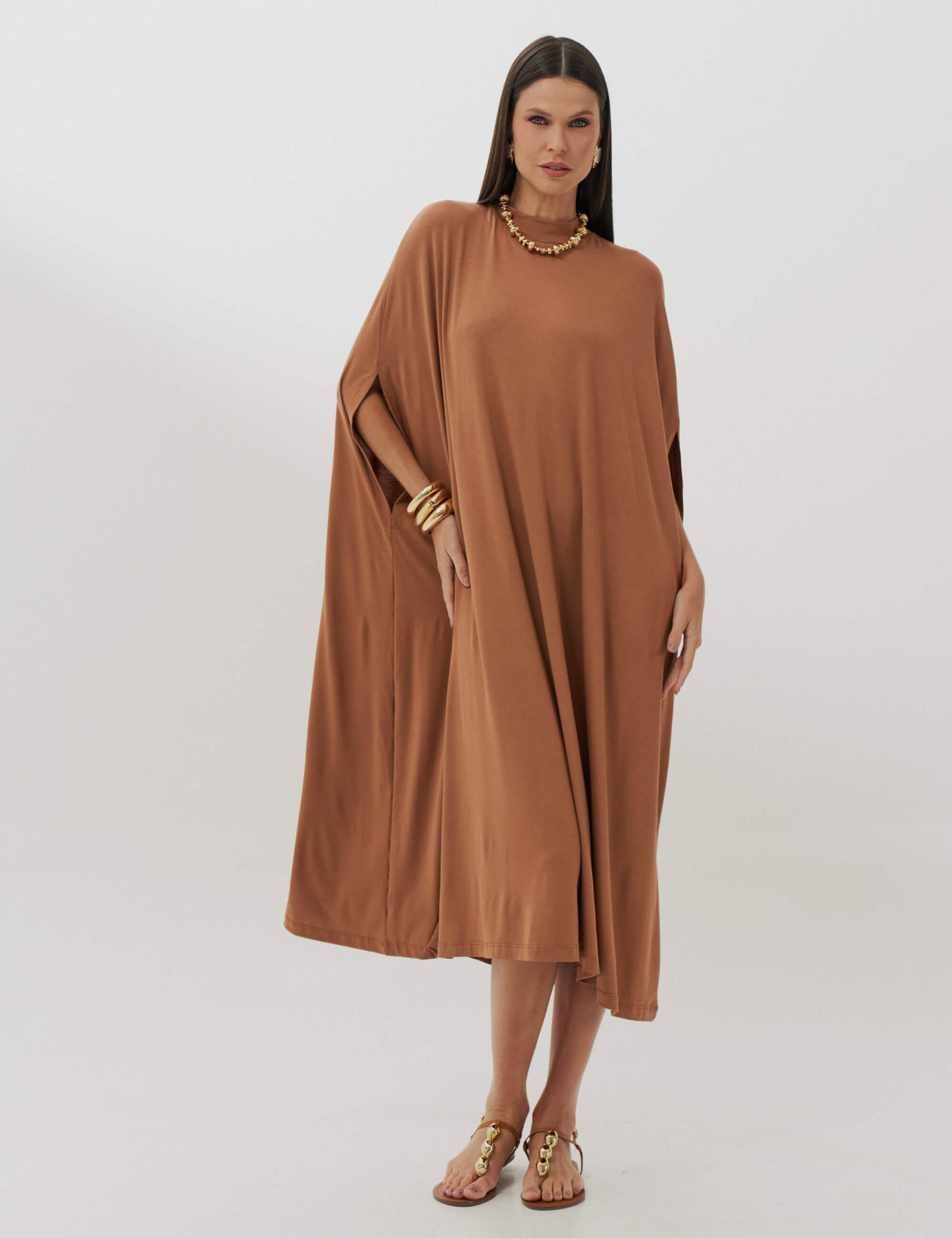 Vestido Claudina Mocha Mousse