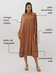 Vestido Claudina Mocha Mousse