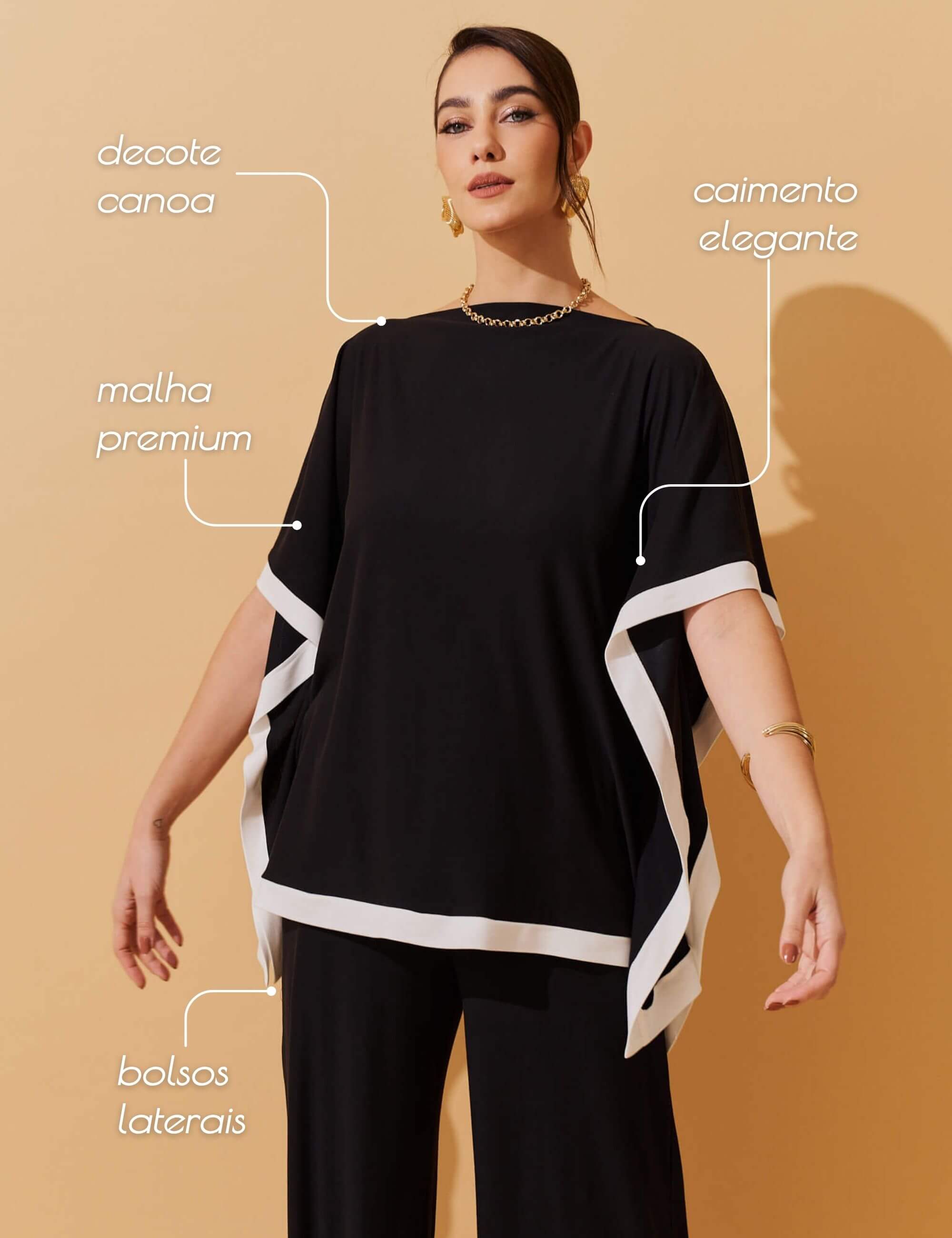 Conjunto Marbella Davina Preto