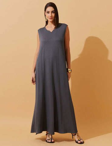 Vestido Vicenza Diara Cinza Astro