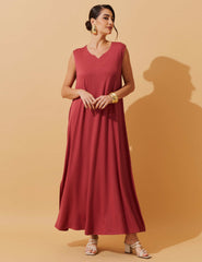 Vestido Vicenza Diara Goiaba