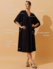 Vestido Vicenza Dandara Preto