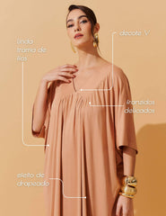 Vestido Vicenza Dandara Rose
