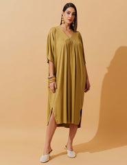 Vestido Vicenza Dandara Verde Persa