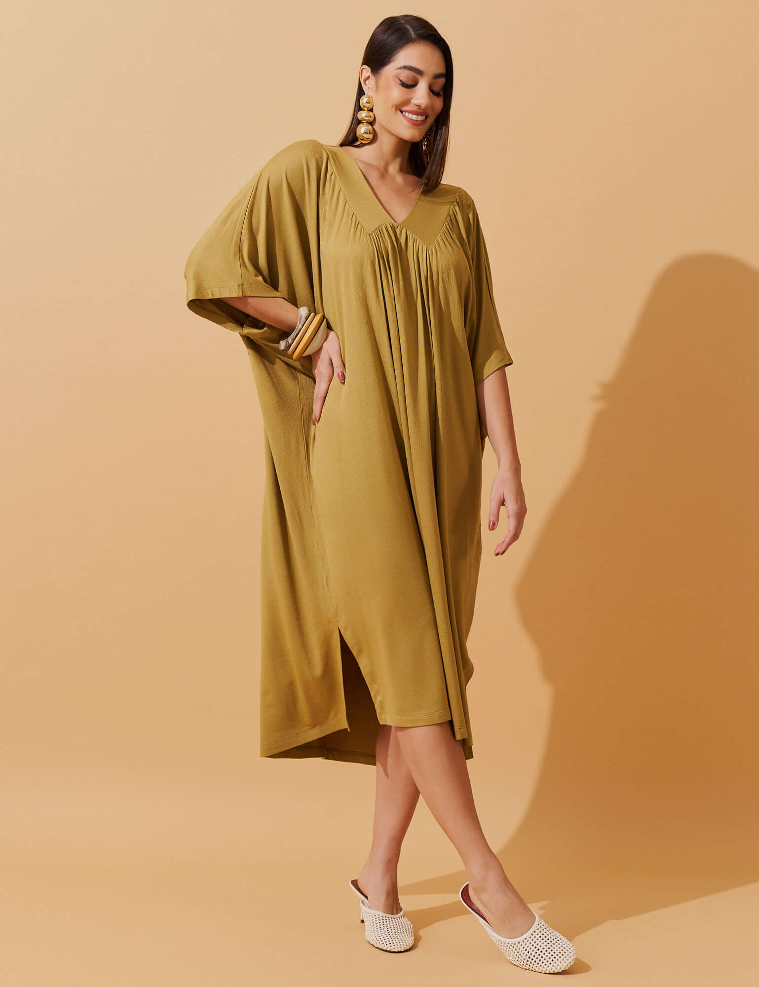 Vestido Vicenza Dandara Verde Persa