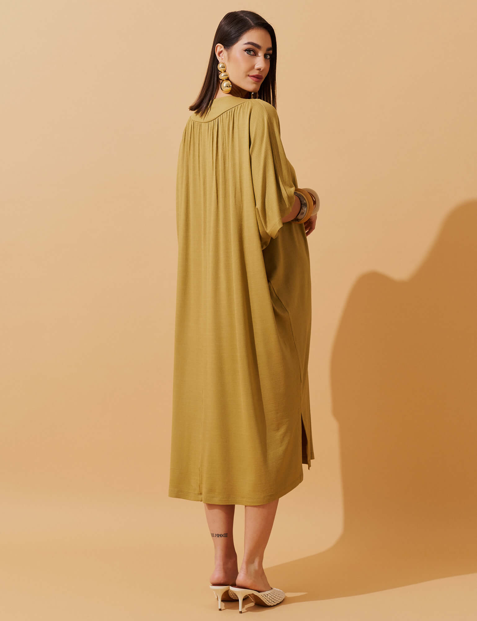 Vestido Vicenza Dandara Verde Persa