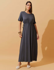 Vestido Vicenza Daurea Cinza Astro