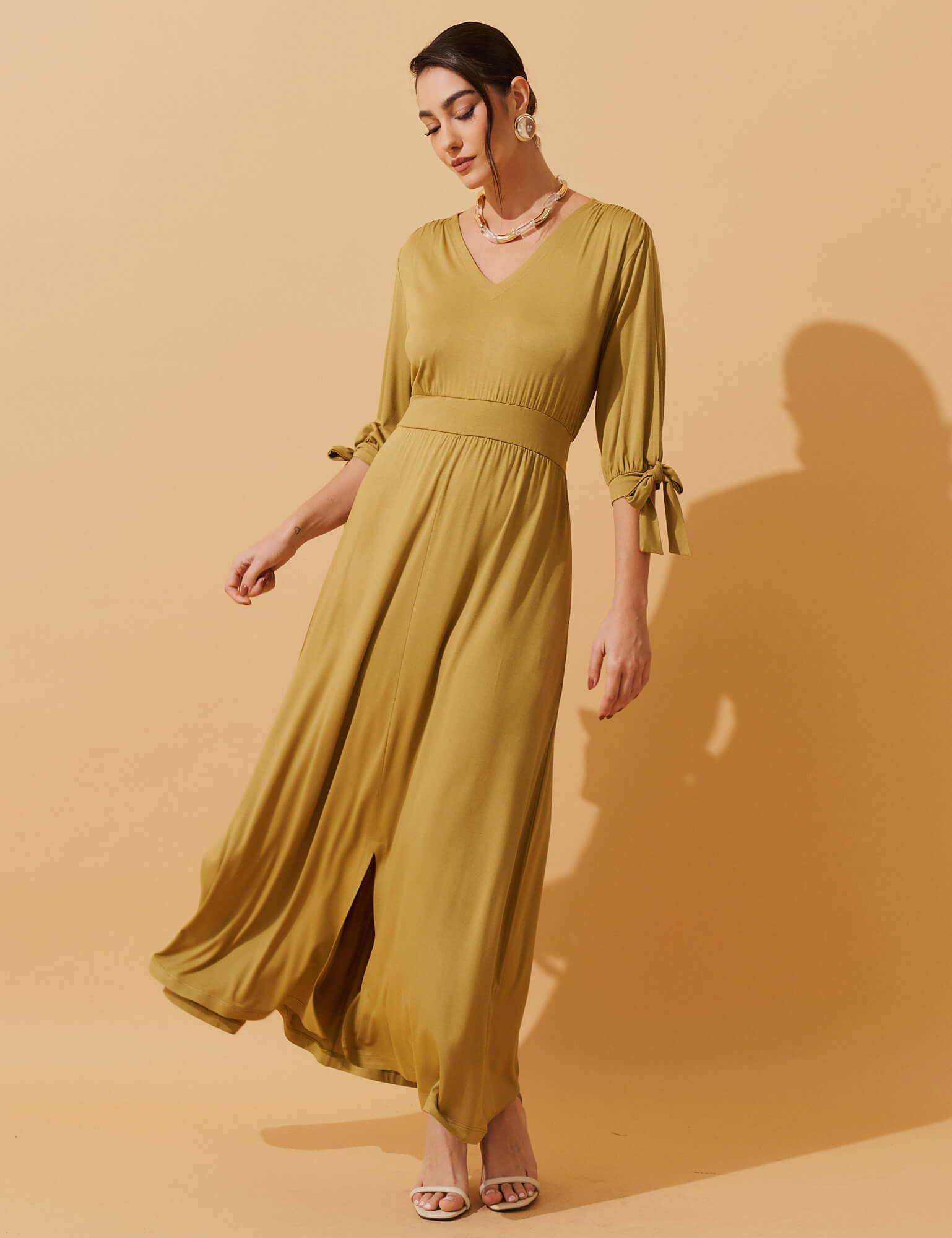Vestido Delis Verde Persa