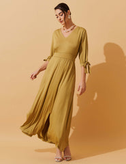 Vestido Delis Verde Persa