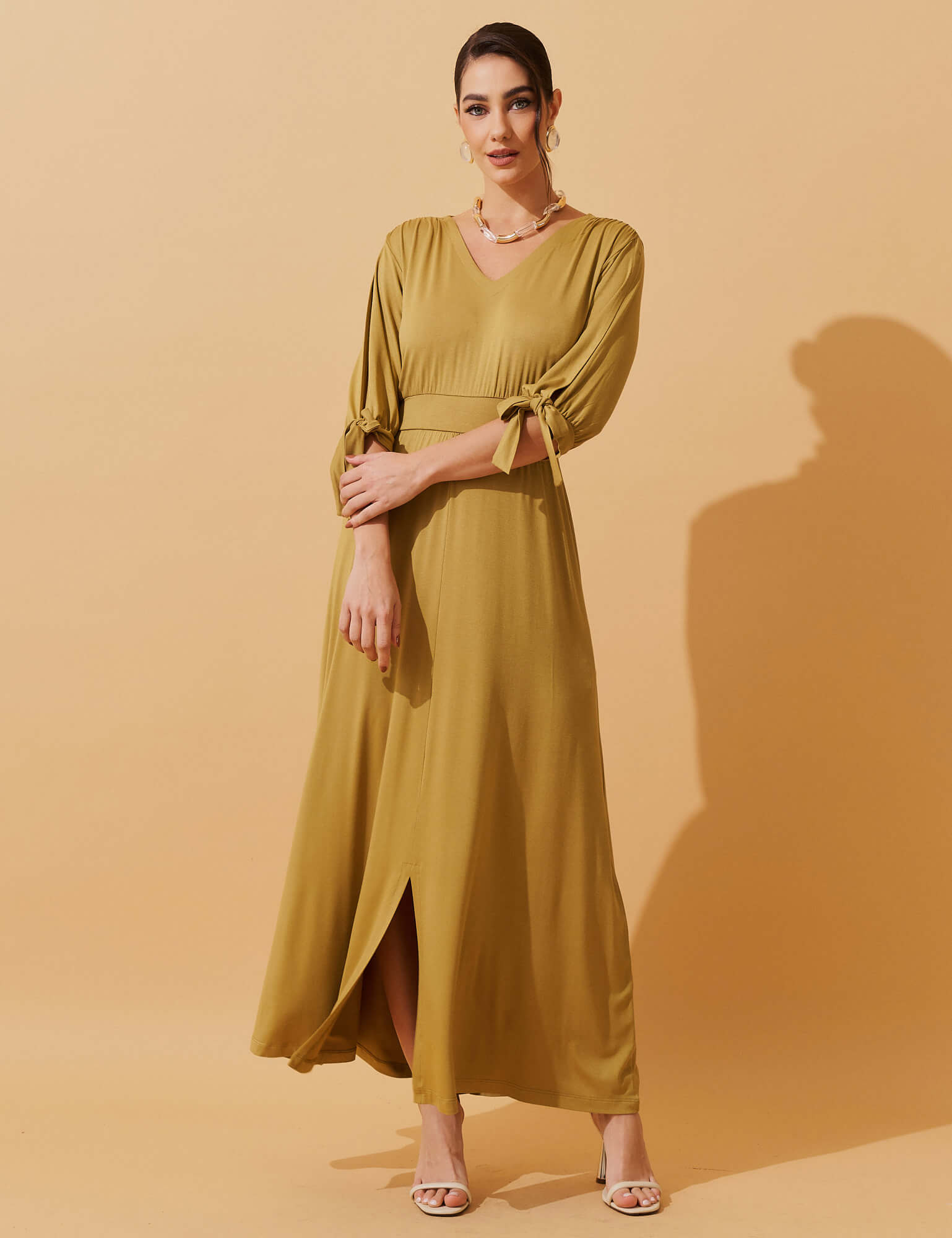 Vestido Delis Verde Persa