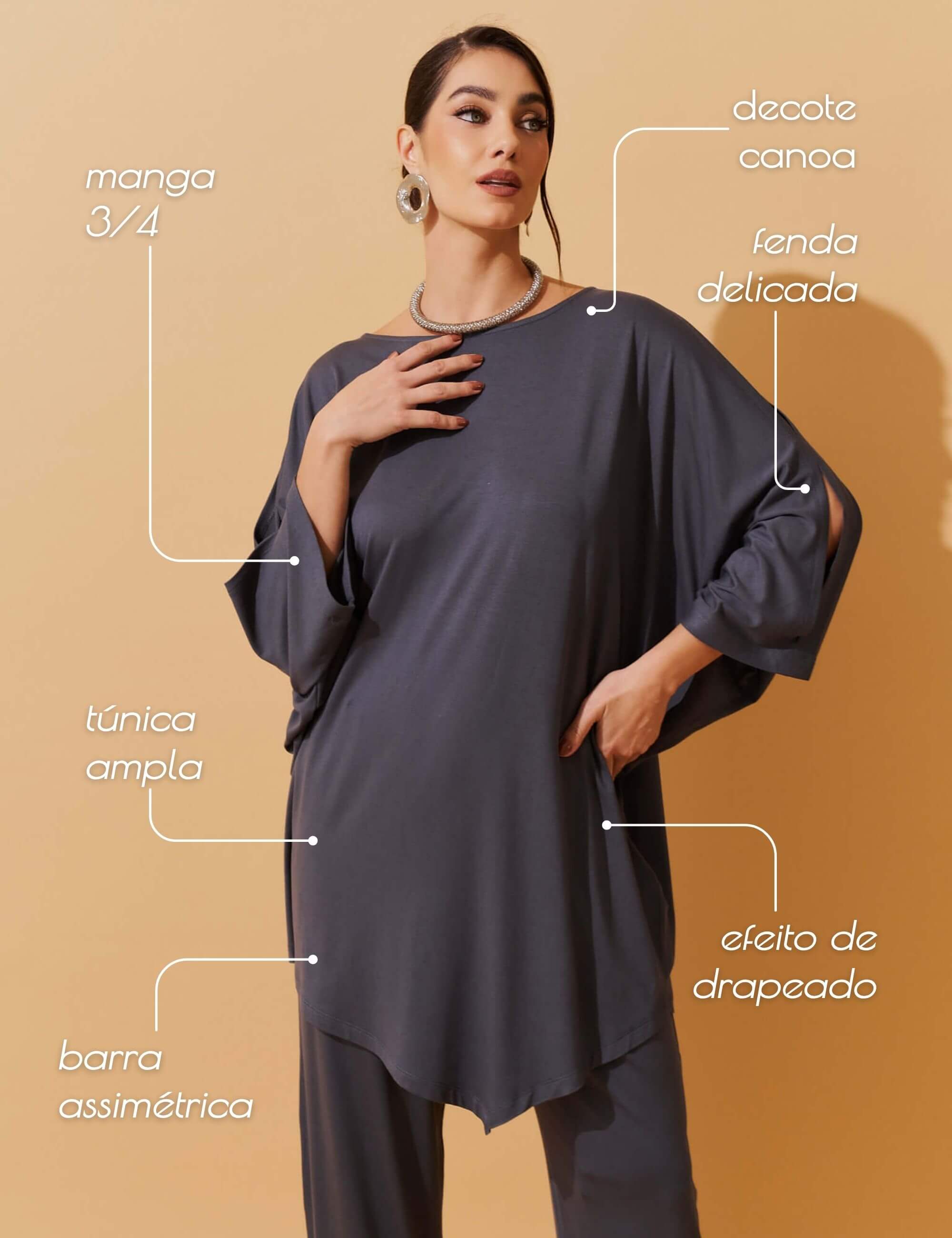 Conjunto Duda Cinza Astro