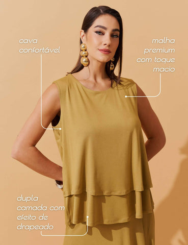 Conjunto Demetria Verde Persa
