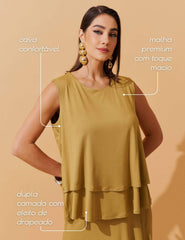 Conjunto Demetria Verde Persa