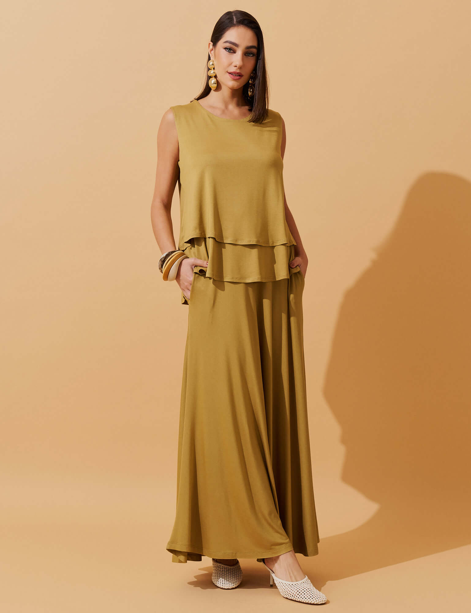 Conjunto Demetria Verde Persa