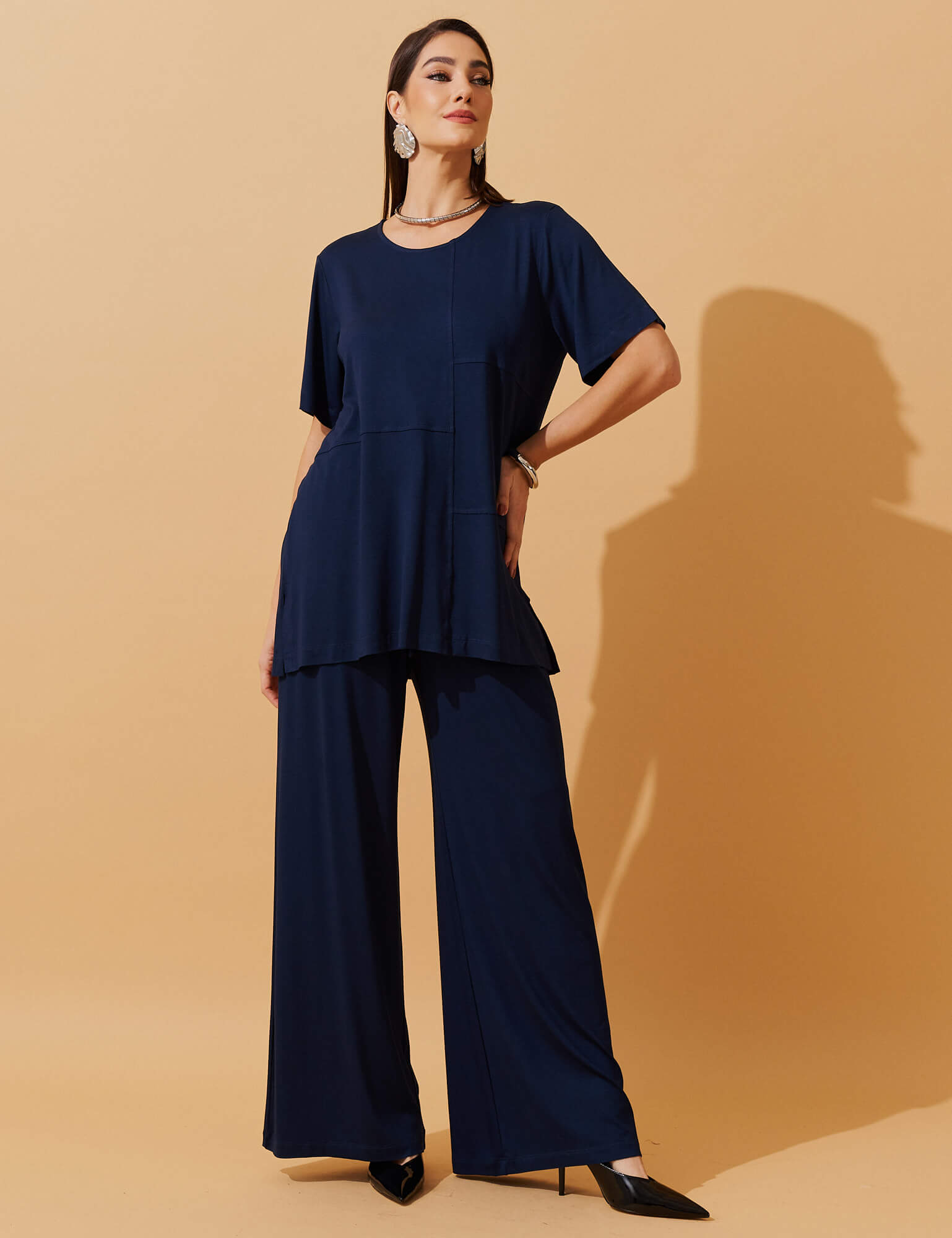 Conjunto Donatelle Azul Marinho