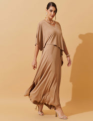 Vestido Diamela Bege Awake