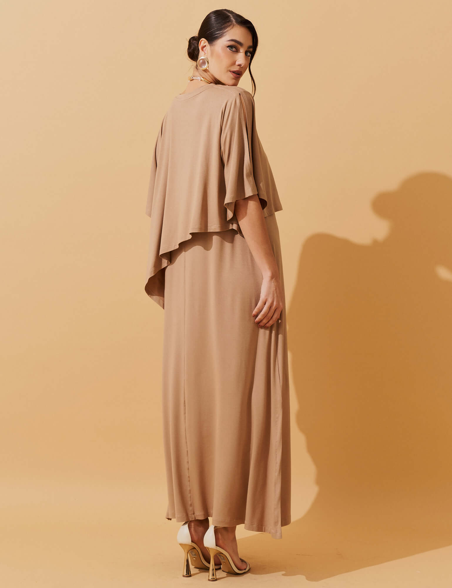 Vestido Diamela Bege Awake