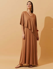 Vestido Diamela Mocha Mousse