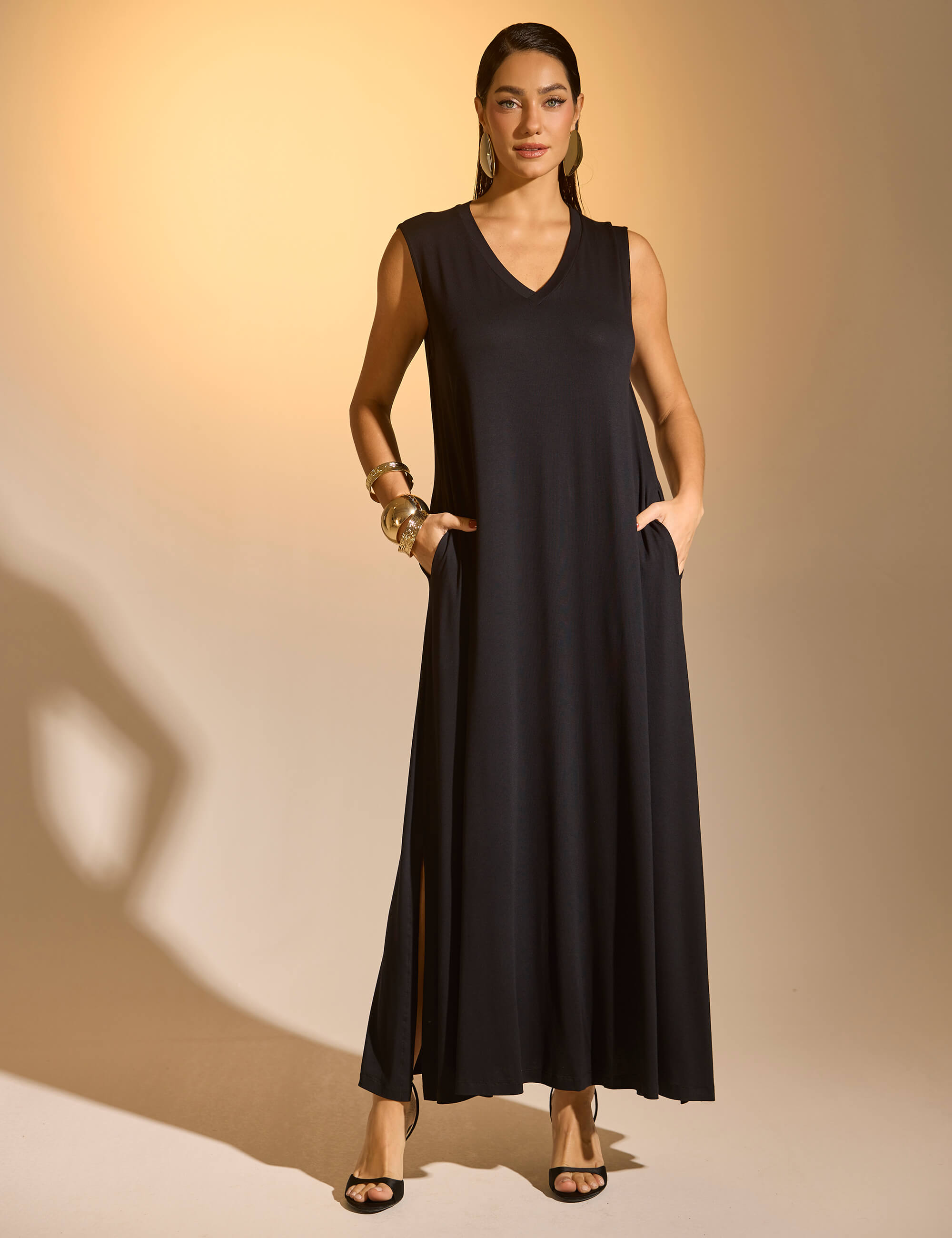 Vestido Diamela Preto
