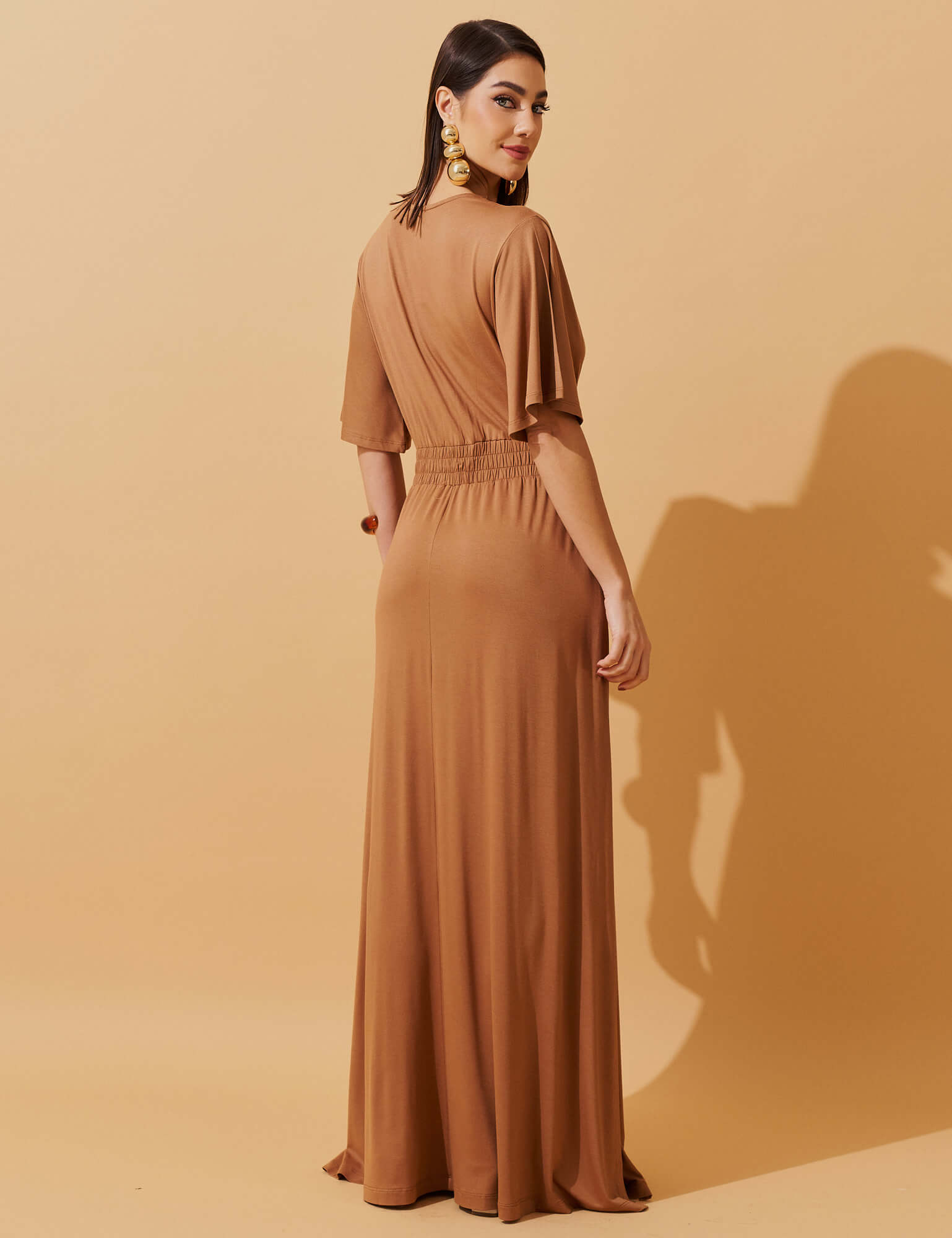 Vestido Divina Mocha Mousse