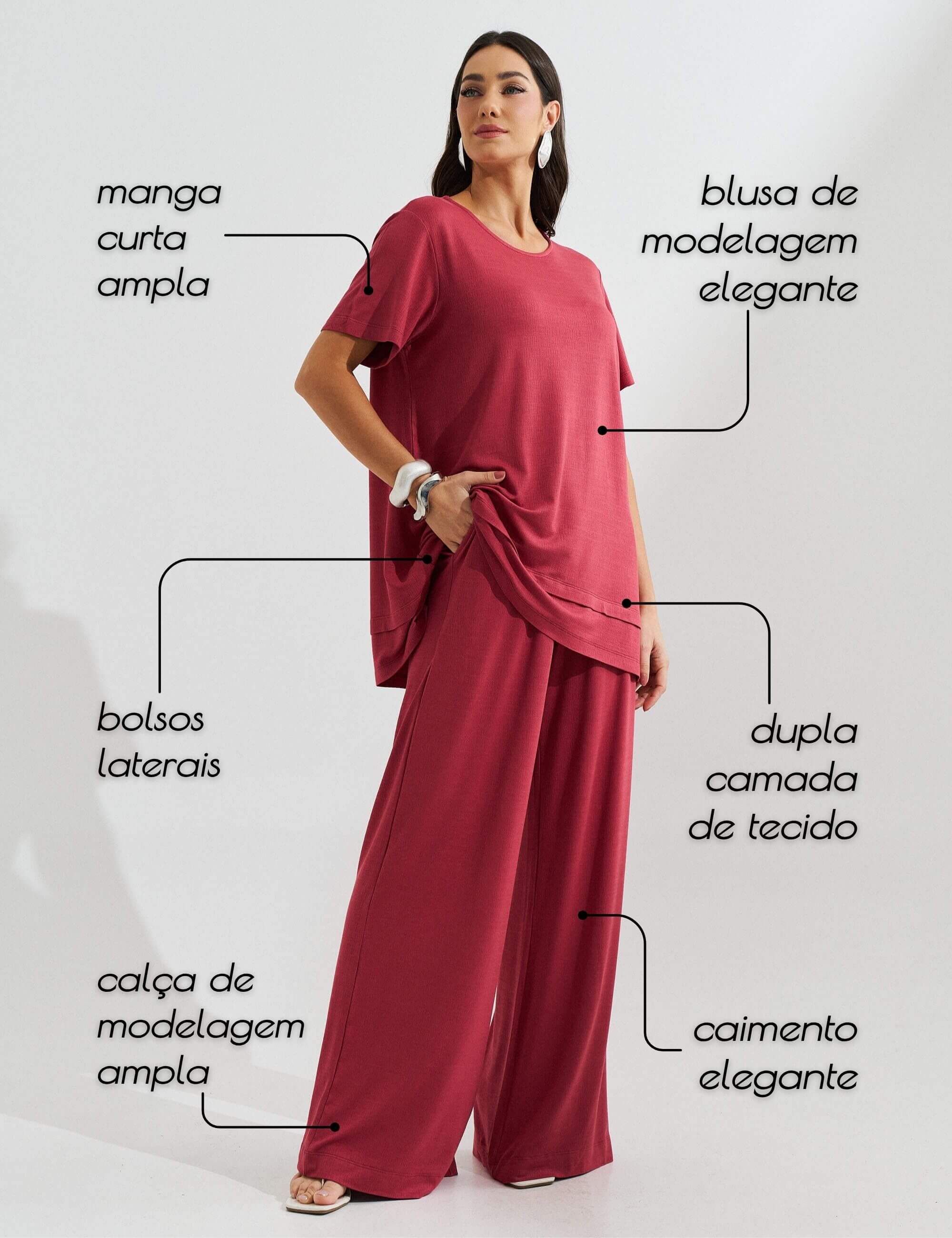 Conjunto Vicenza Elina Goiaba