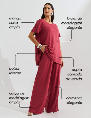 Conjunto Vicenza Elina Goiaba