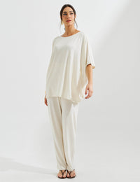 Conjunto Lino Vicenza Emilia Off White