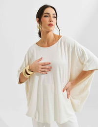 Conjunto Lino Vicenza Emilia Off White
