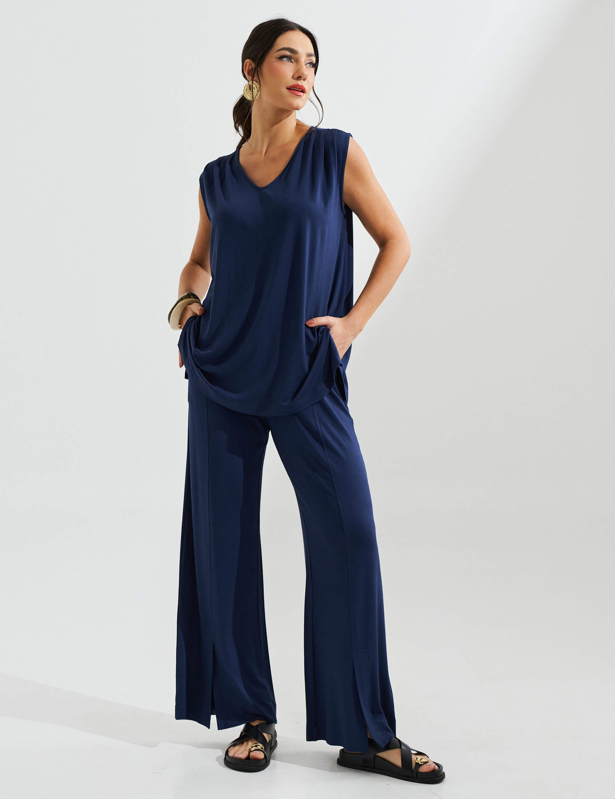 Conjunto Eduarda Azul Marinho