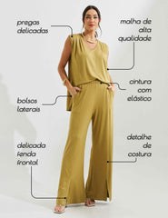 Conjunto Eduarda Verde Persa