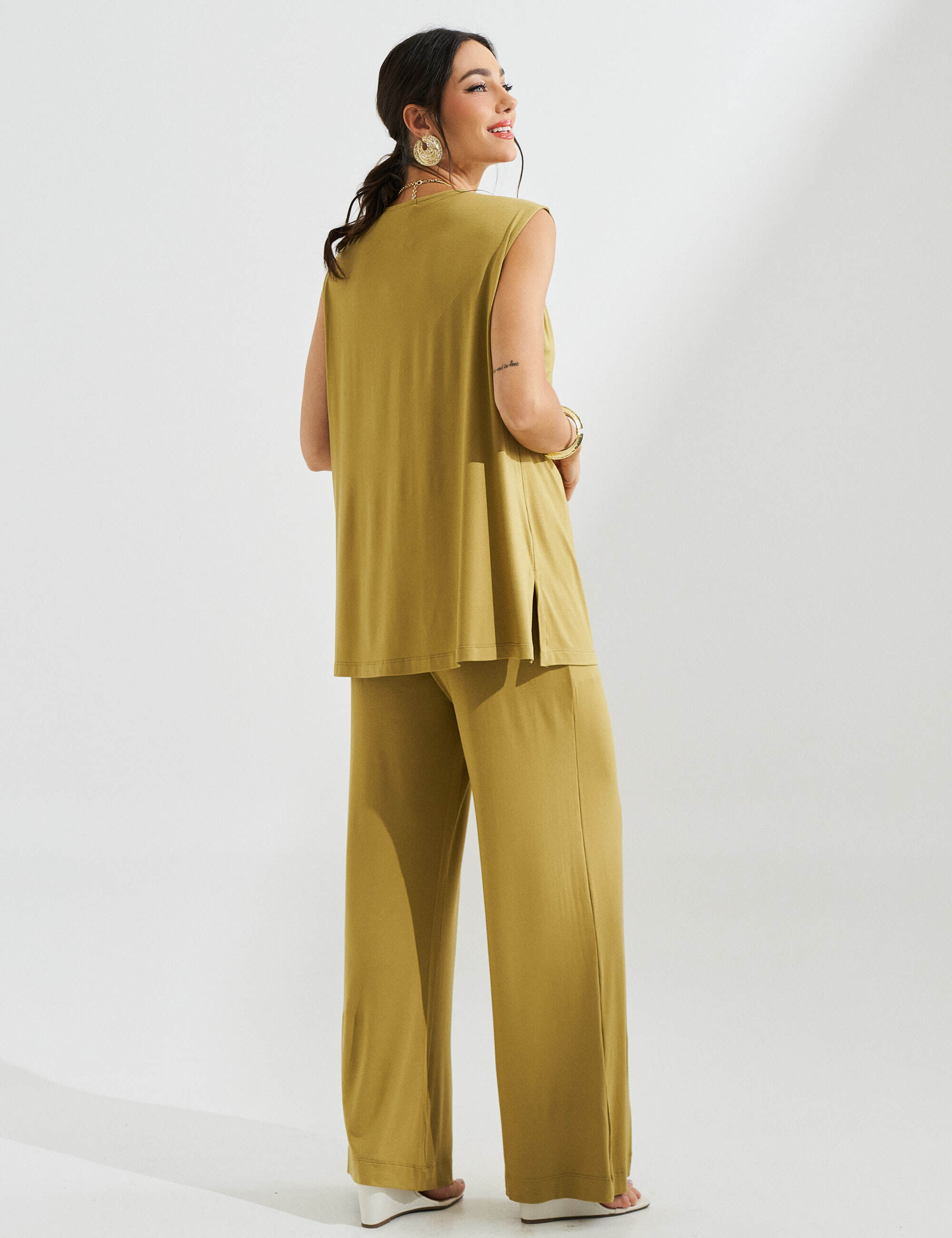 Conjunto Eduarda Verde Persa