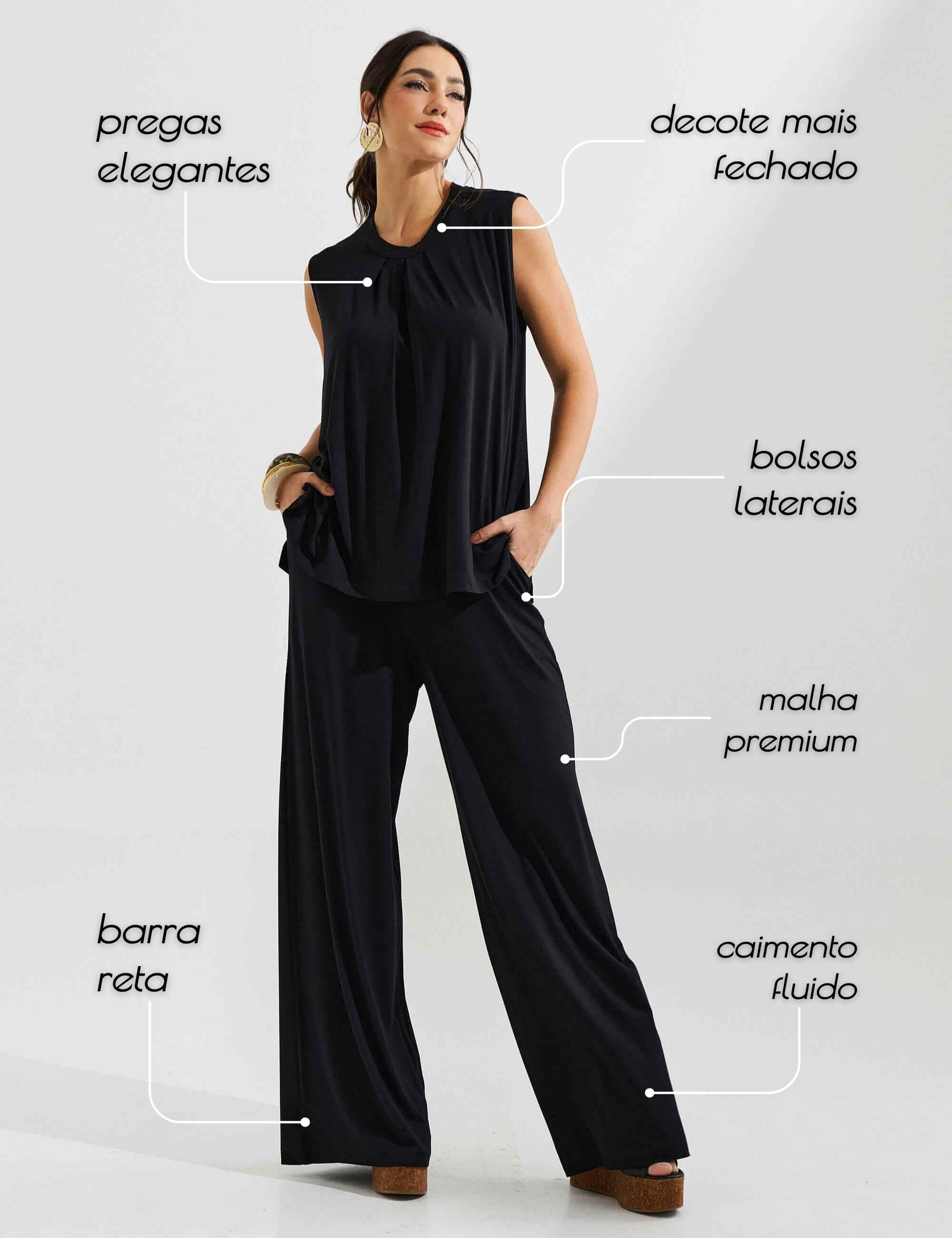 Conjunto Edna Preto
