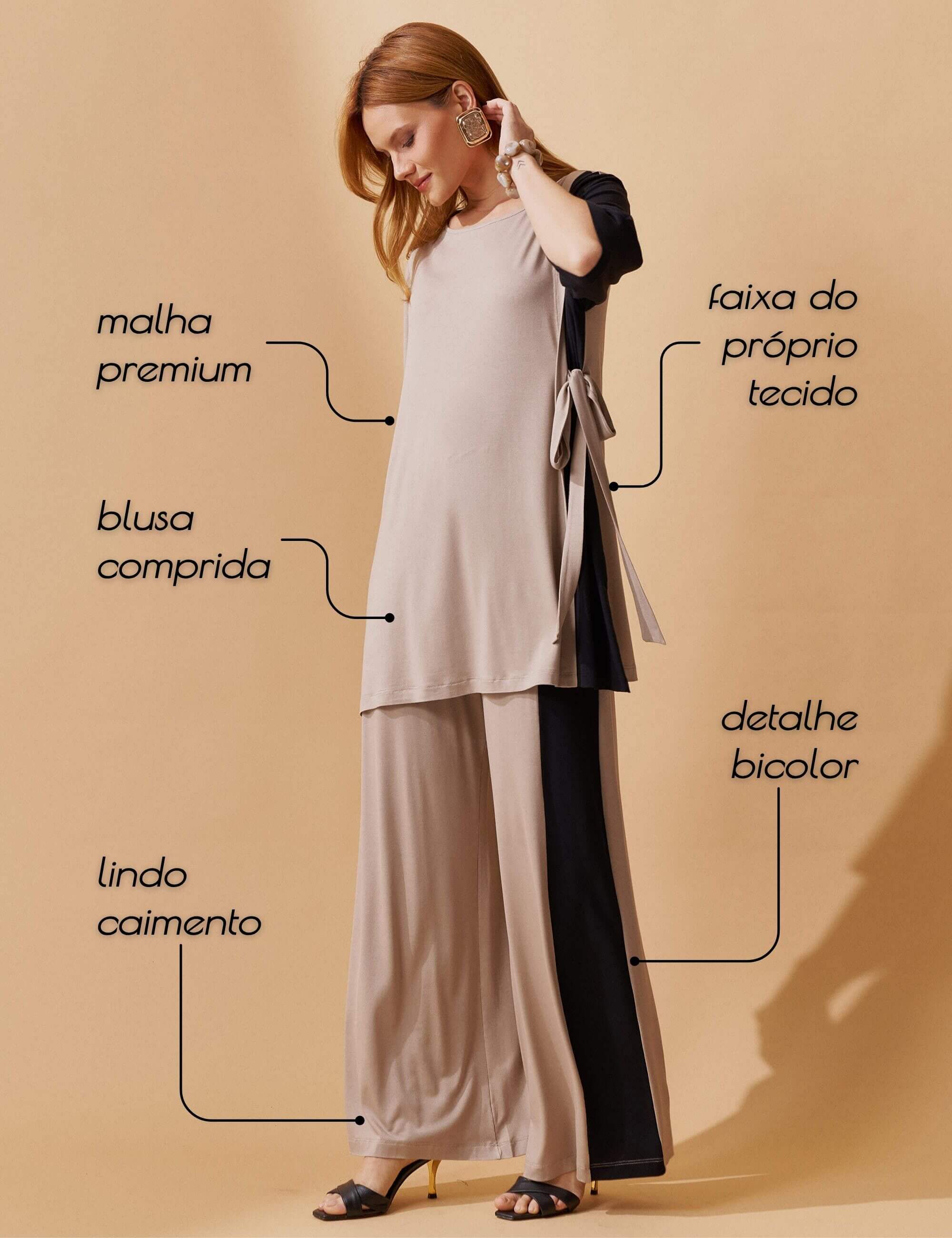 Conjunto Elida Taupe