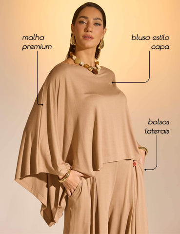 Conjunto Fiorela Bege Awake