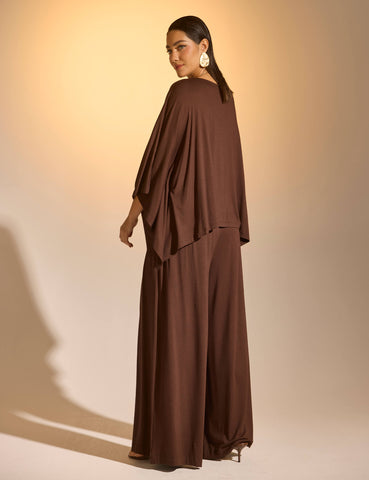 Conjunto Fiorela Marrom Natureza