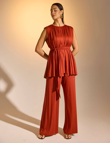 Conjunto Francine Marrom Galápagos