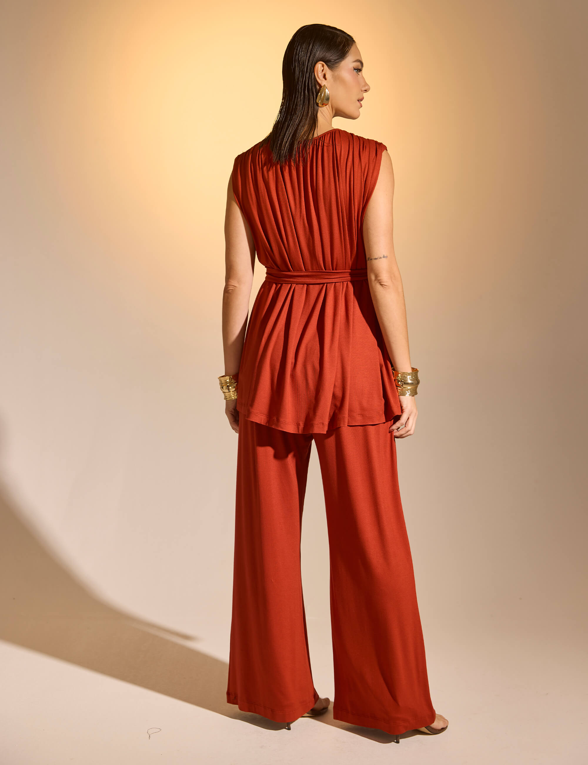 Conjunto Francine Marrom Galápagos