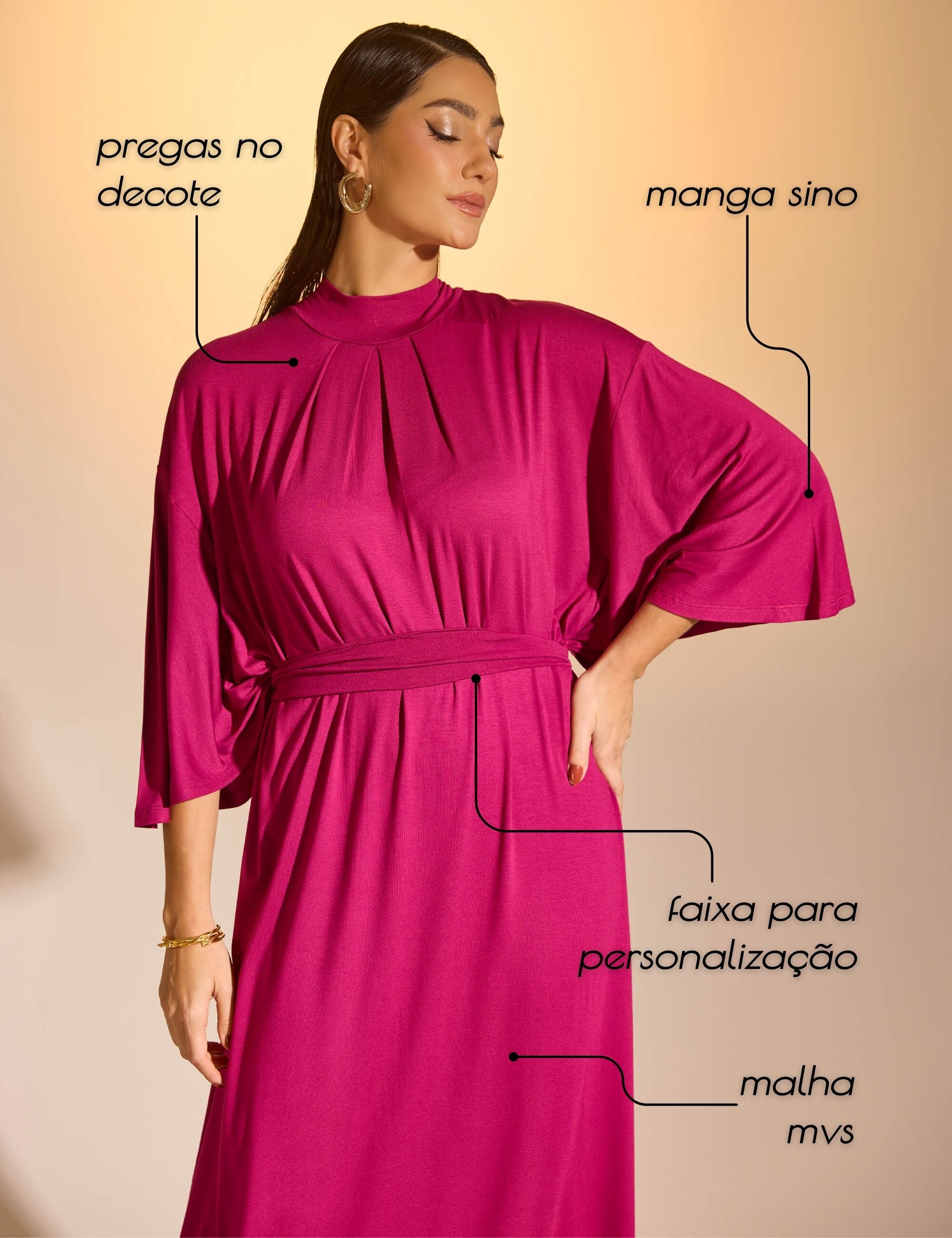 Vestido Fidela Violeta