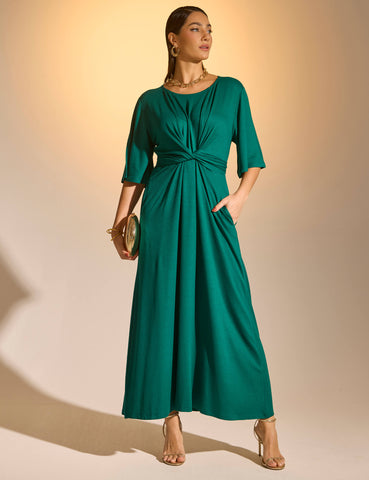 Vestido Vicenza Felicia Verde Castanheira