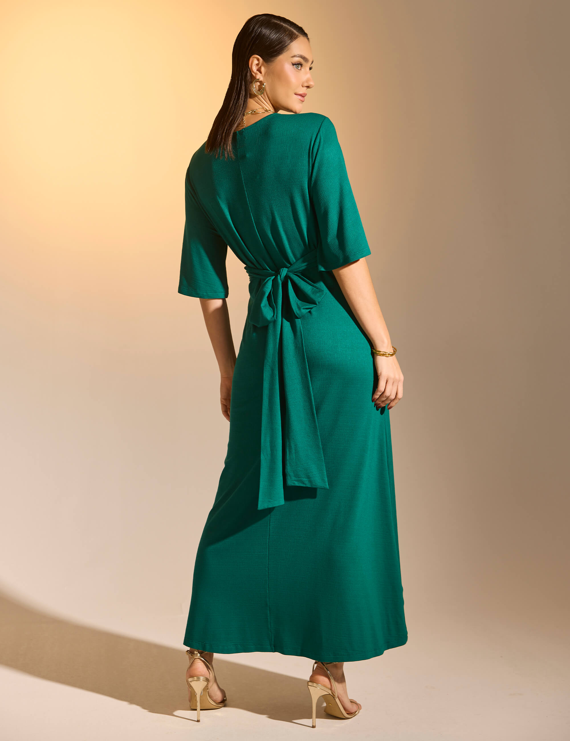 Vestido Vicenza Felicia Verde Castanheira