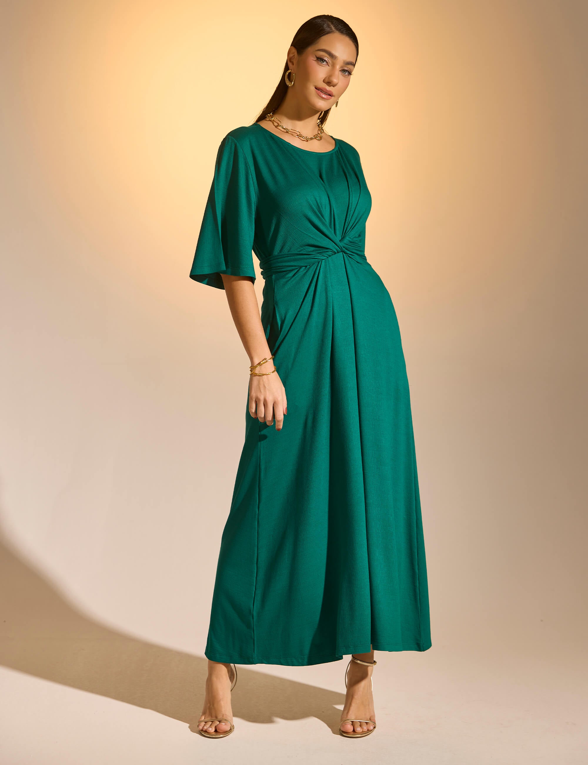 Vestido Vicenza Felicia Verde Castanheira