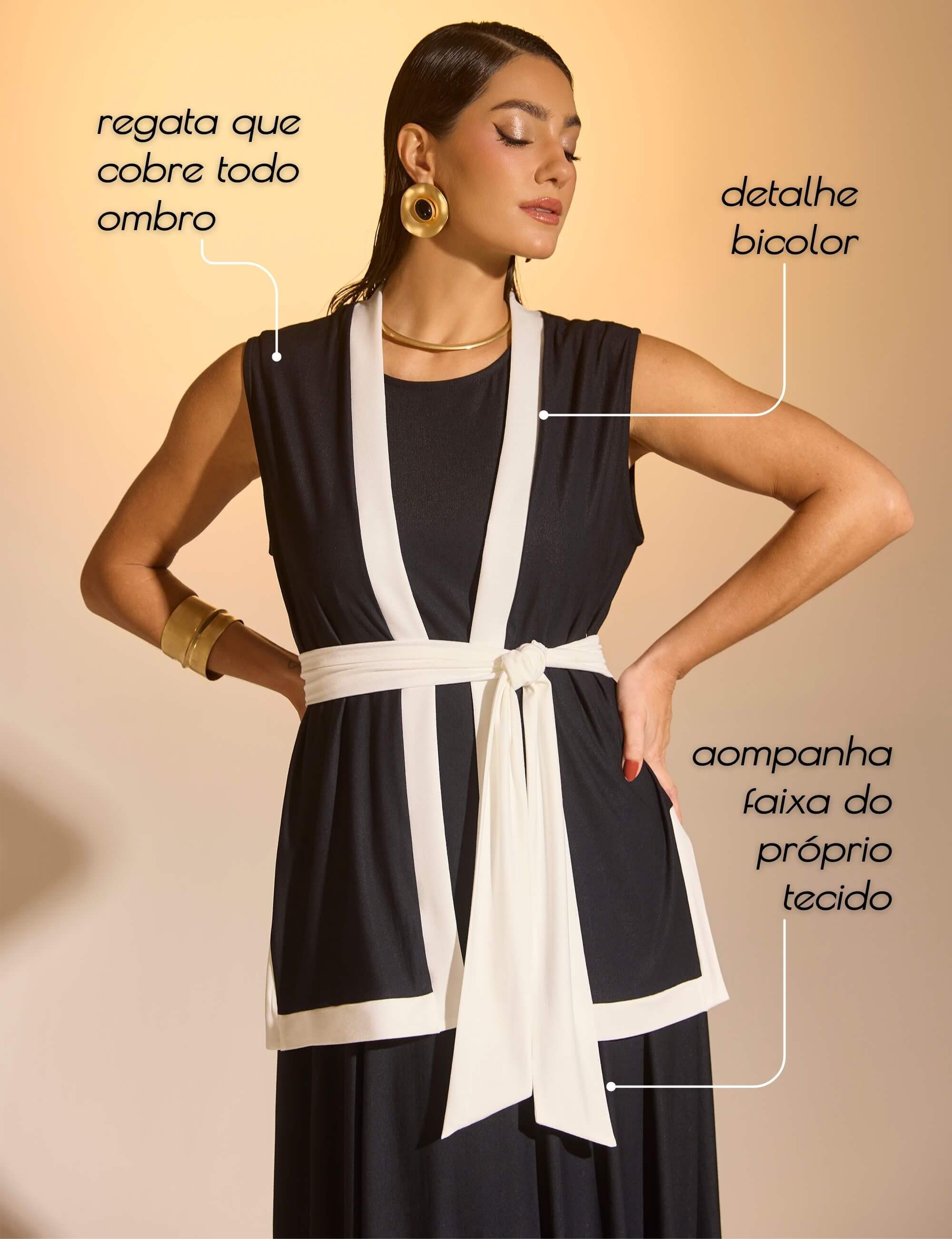 Vestido Marbella Fabia Preto