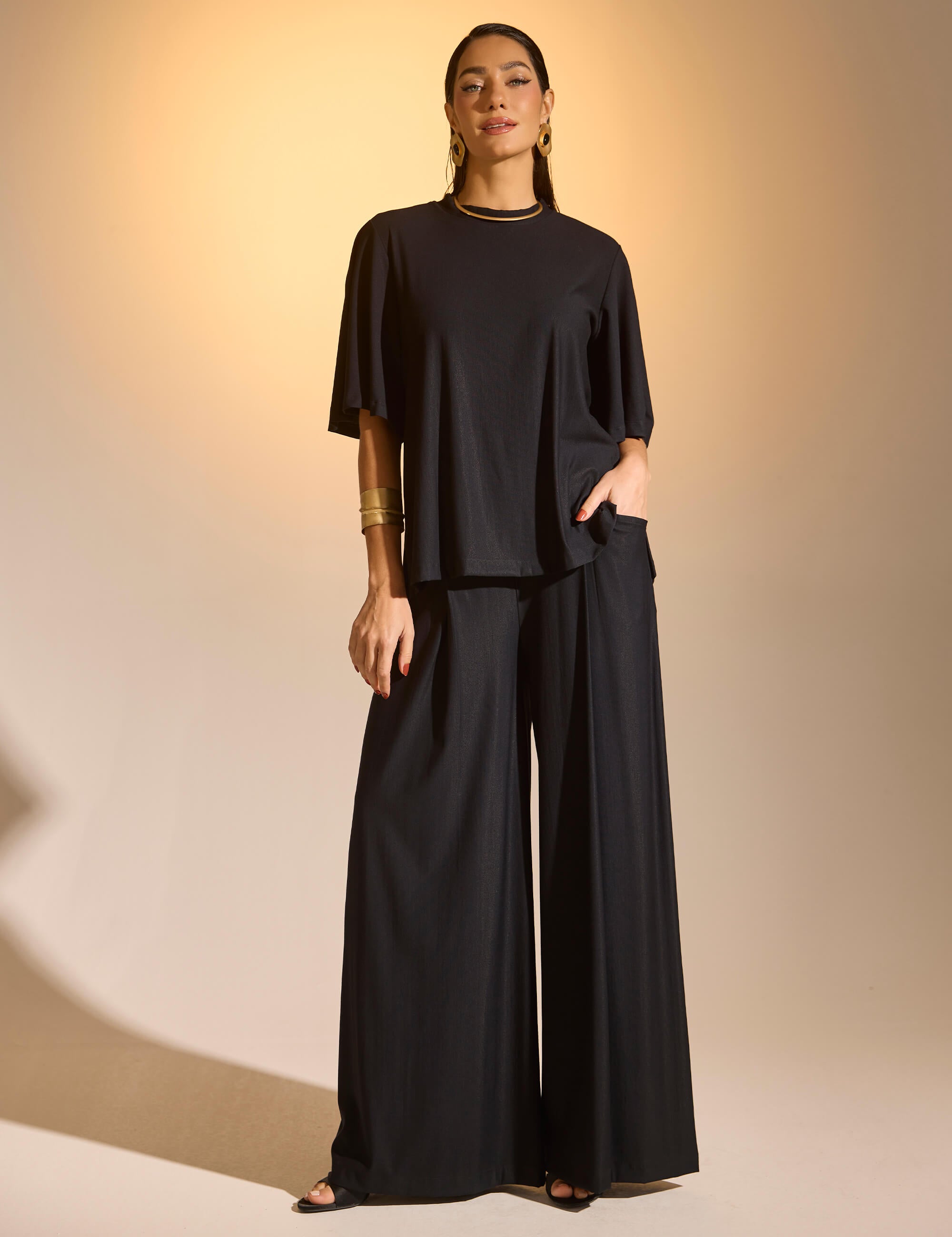 Conjunto Marbella Farah Preto