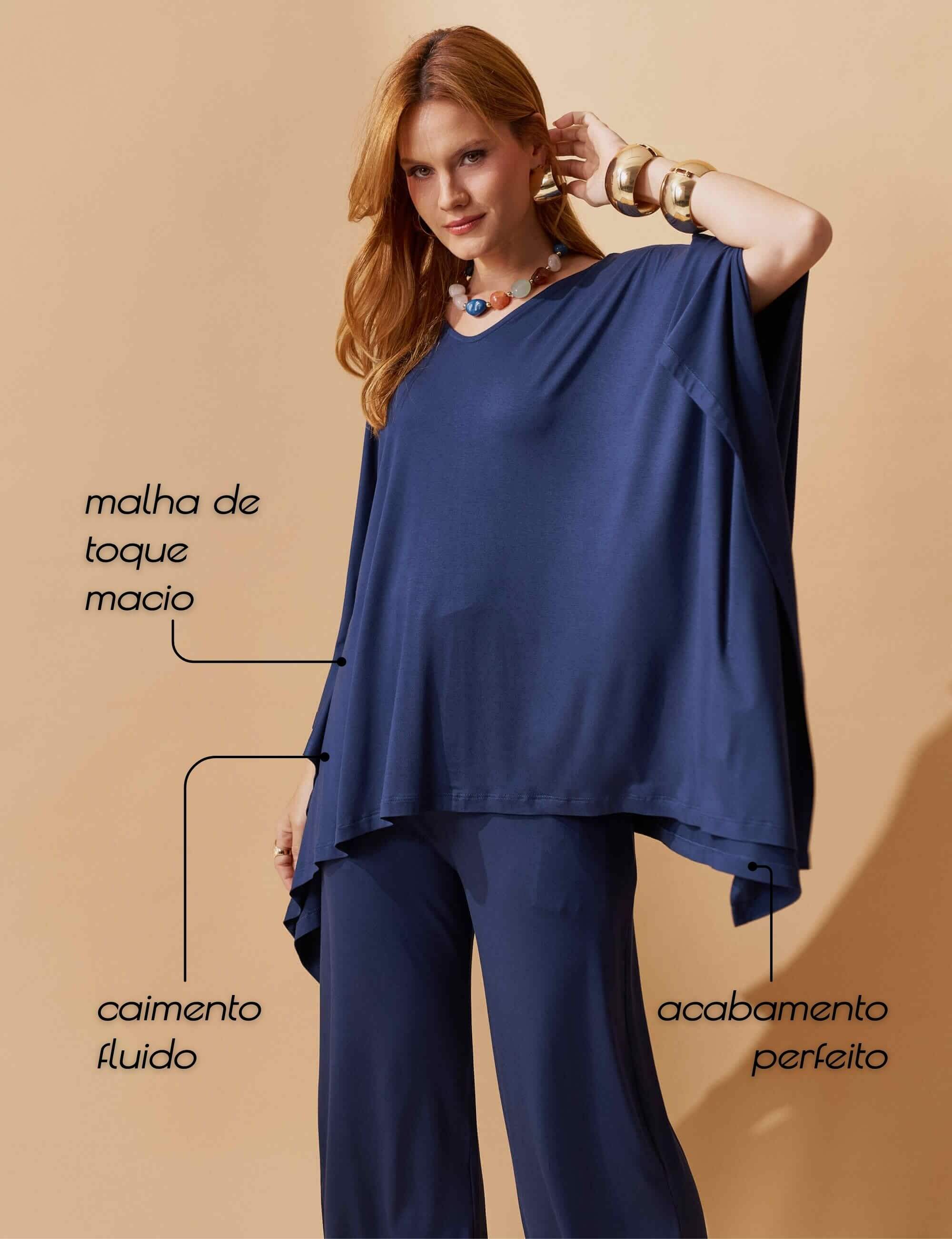 Conjunto Giana Azul Marinho