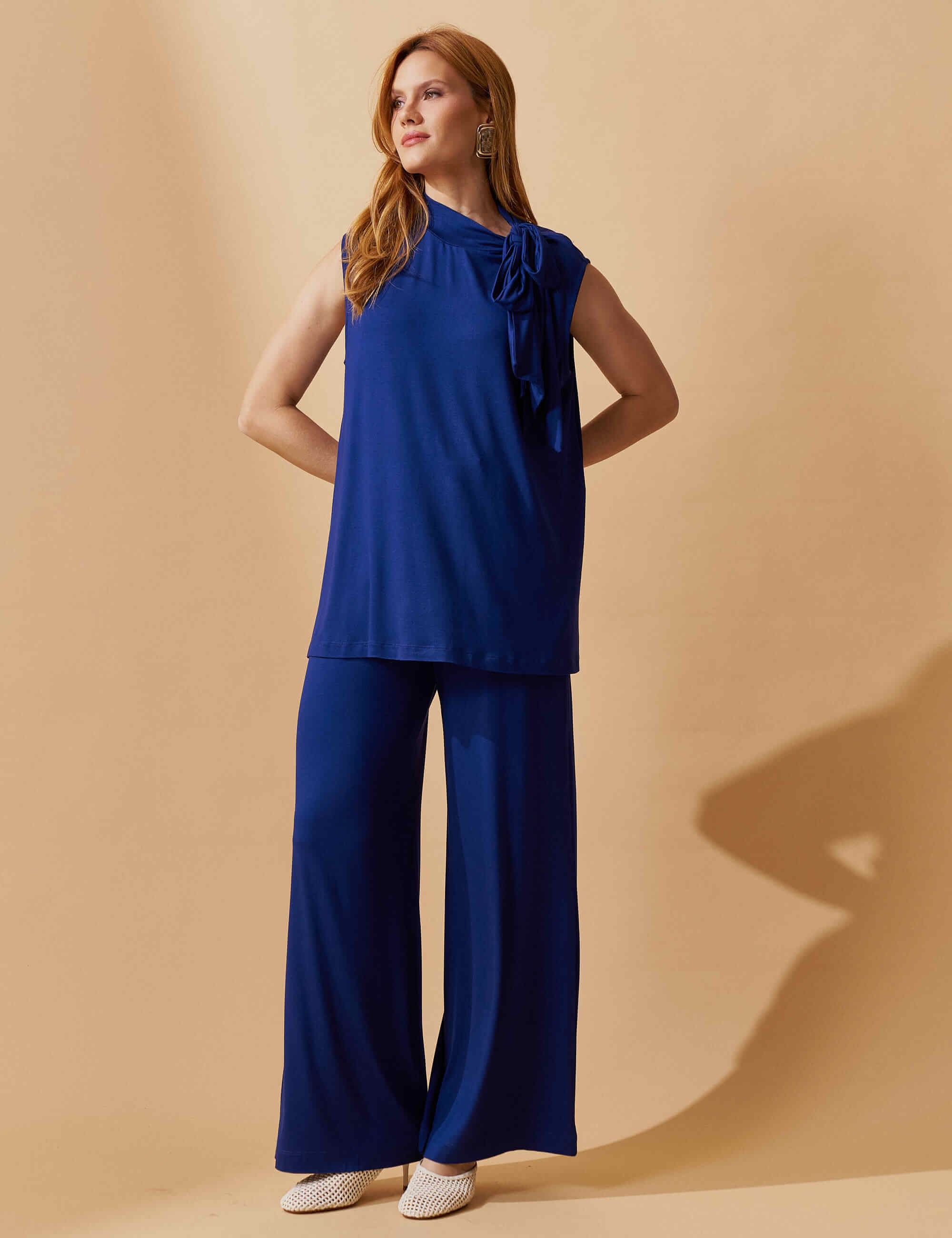 Conjunto Gertude Azul Profundo