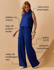 Conjunto Gertude Azul Profundo