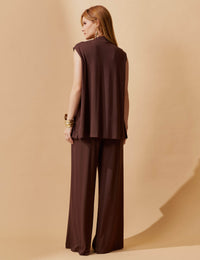 Conjunto Gertude Marrom Natureza