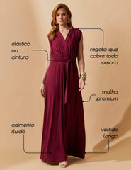 Vestido Galia Bordo