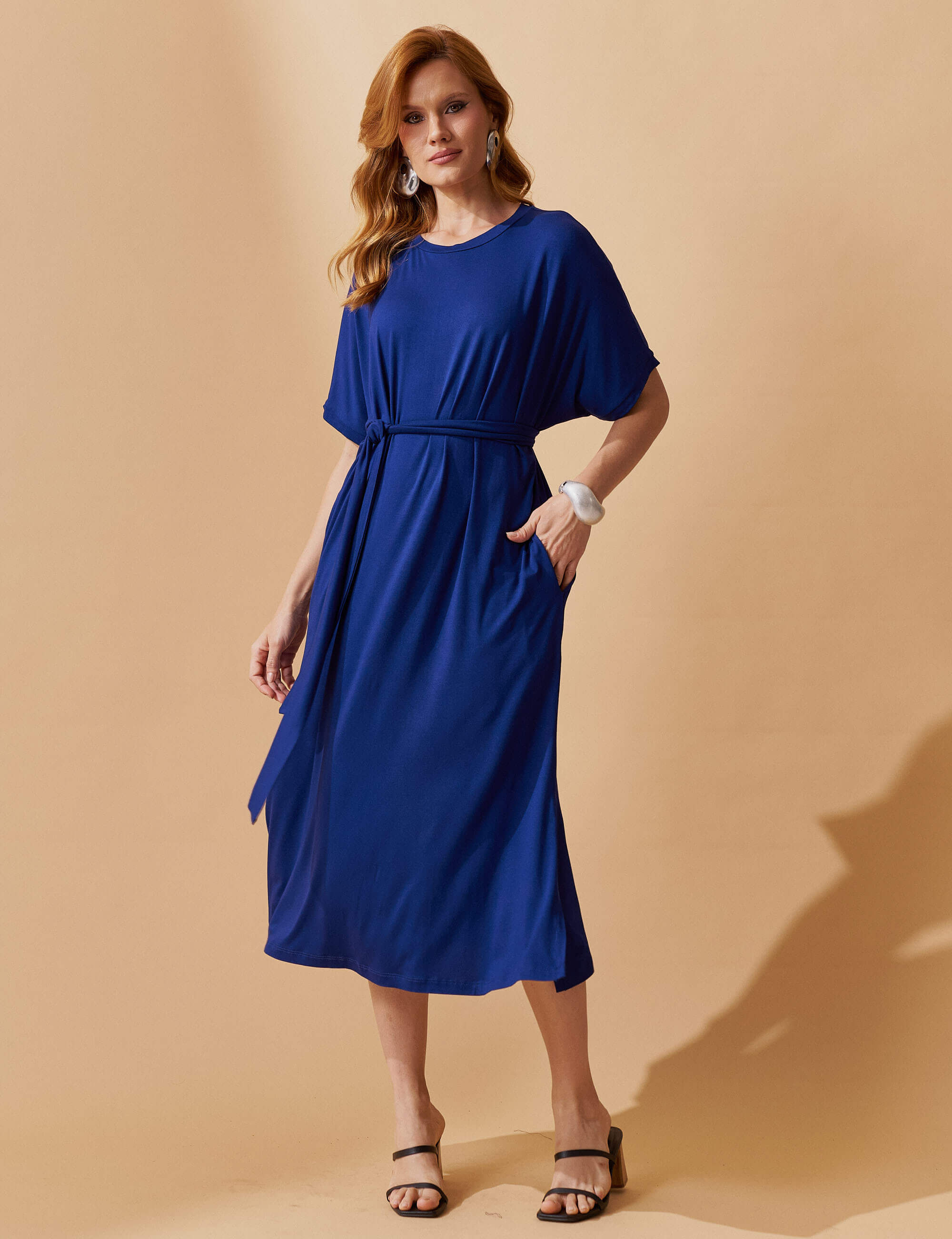 Vestido Gianina Azul Profundo